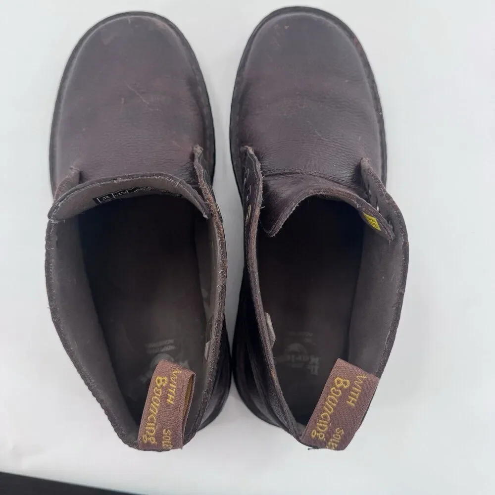 Dr. Martens Sussex Dark Brown Pebbled Leather Men's Size US 11 Chukka Boots